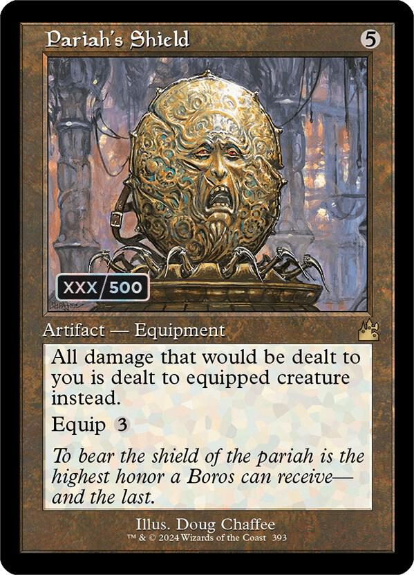 Pariah's Shield (Retro Frame) (Serial Numbered) 393 card from Ravnica Remastered