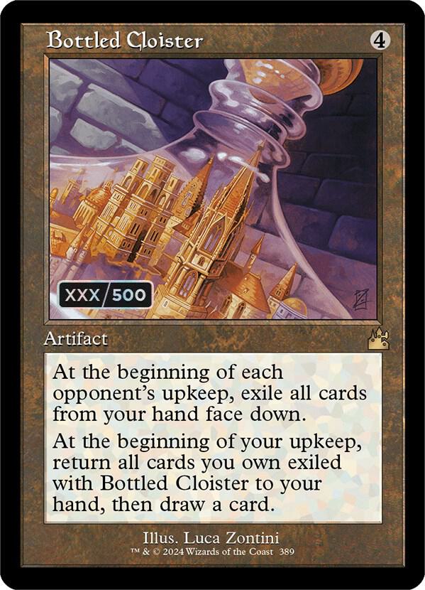 Bottled Cloister (Retro Frame) (Serial Numbered) 389 card from Ravnica Remastered