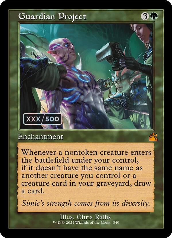 Guardian Project (Retro Frame) (Serial Numbered) 349 card from Ravnica Remastered
