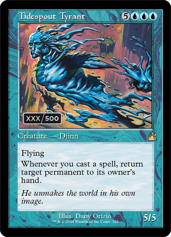 Tidespout Tyrant (Retro Frame) (Serial Numbered) 320 card from Ravnica Remastered