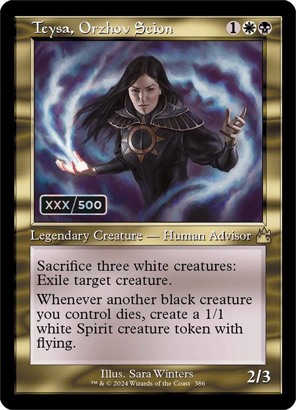 Teysa, Orzhov Scion (Retro Frame) (Serial Numbered) 386 card from Ravnica Remastered