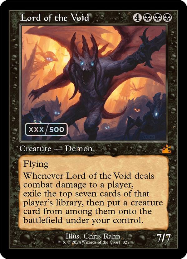 Lord of the Void (Retro Frame) (Serial Numbered) 327 card from Ravnica Remastered
