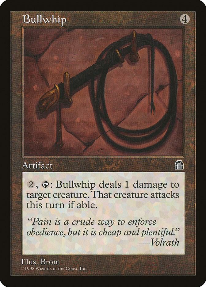 Bullwhip card from Stronghold