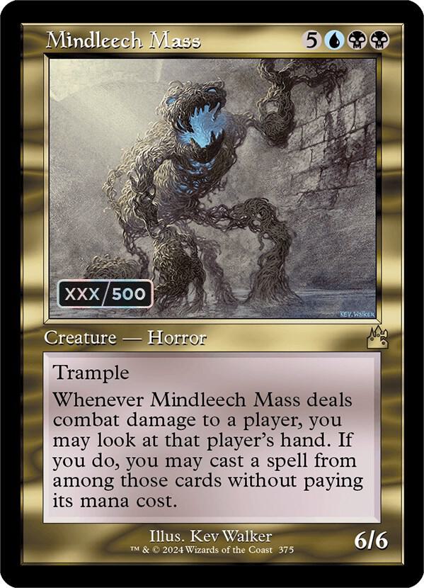 Mindleech Mass (Retro Frame) (Serial Numbered) 375 card from Ravnica Remastered