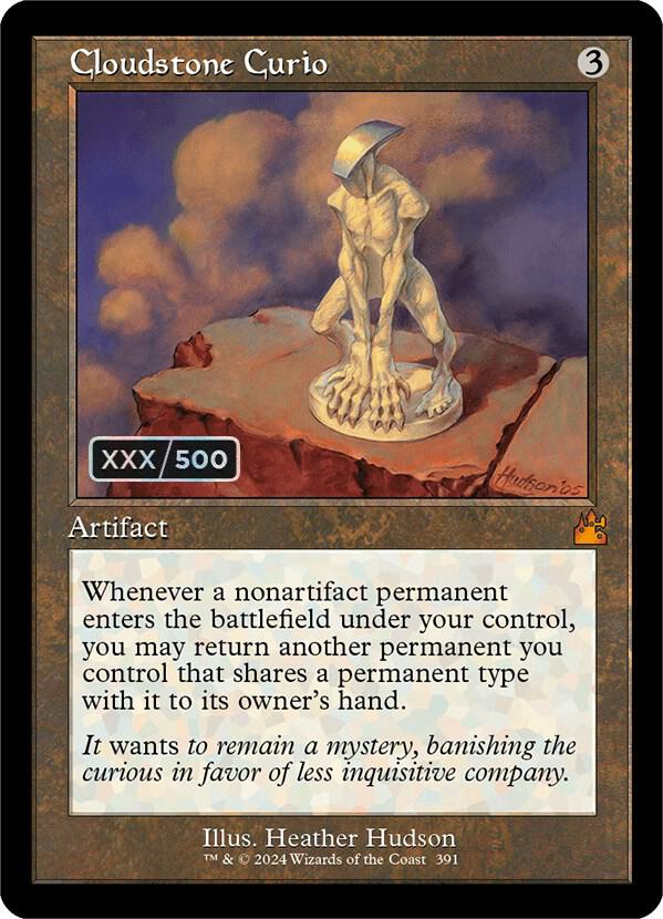 Cloudstone Curio (Retro Frame) (Serial Numbered) 391 card from Ravnica Remastered