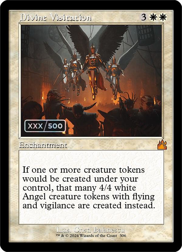 Divine Visitation (Retro Frame) (Serial Numbered) 306 card from Ravnica Remastered