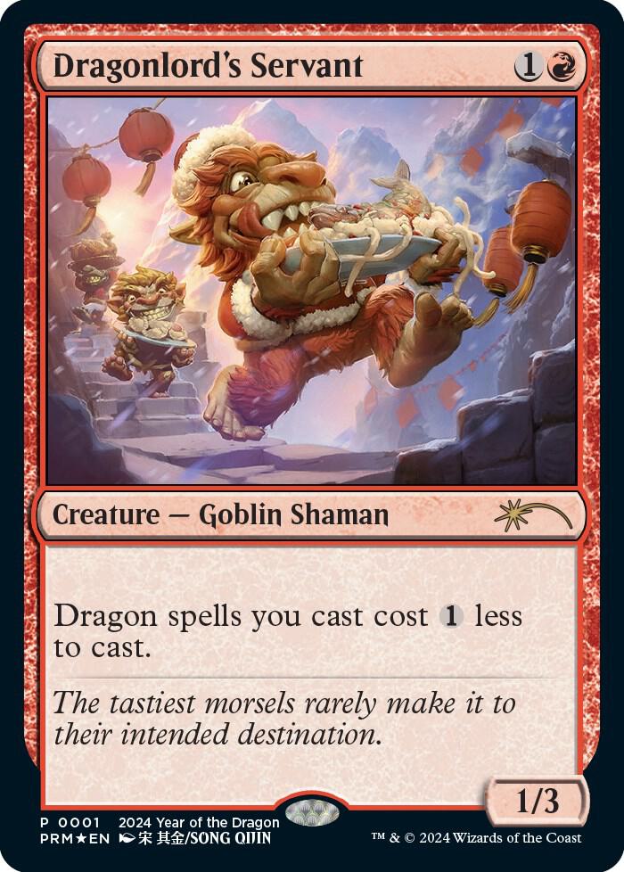 Dragonlord's Servant (Year of the Dragon 2024) 1 card from Standard Showdown Promos