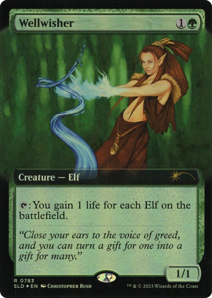 Wellwisher (Extended Art) 783 card from Secret Lair Drop Series