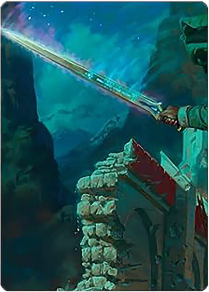 Anduril, Narsil Reforged Art Card 1 card from Art Series: Universes Beyond: The Lord of the Rings: Tales of Middle-earth