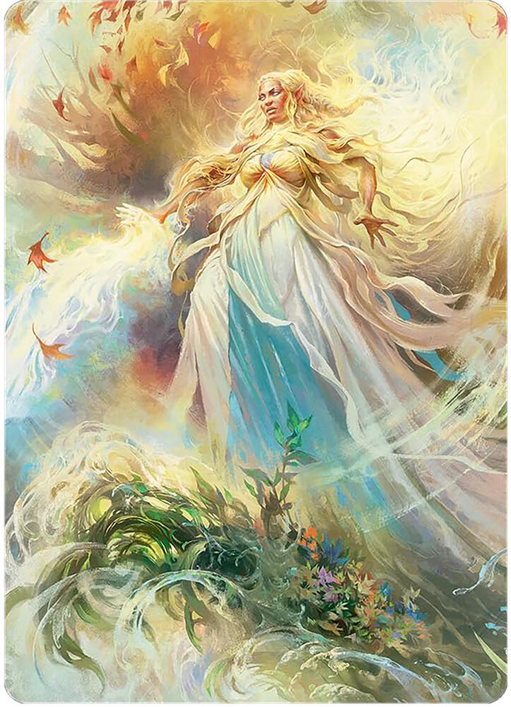 Galadriel, Light of Valinor Art Card 8 card from Art Series: Universes Beyond: The Lord of the Rings: Tales of Middle-earth