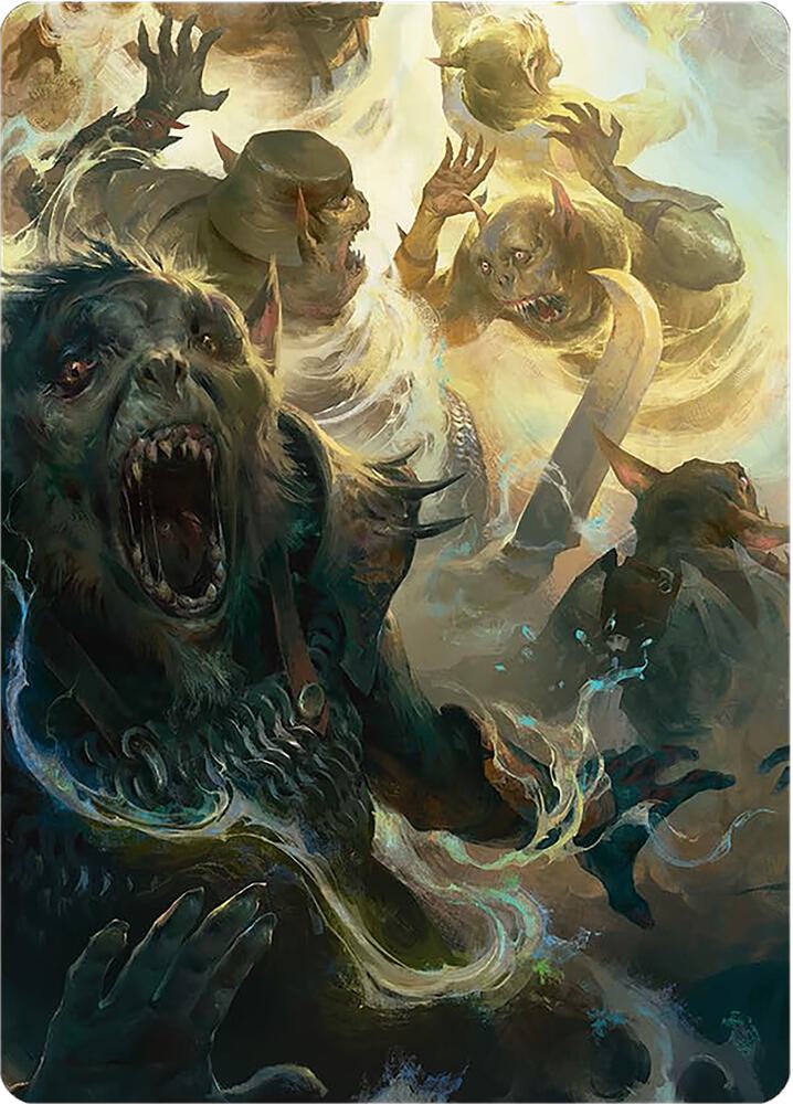 Galadriel's Dismissal Art Card 10 card from Art Series: Universes Beyond: The Lord of the Rings: Tales of Middle-earth