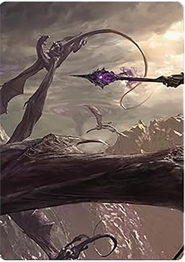 Nazgul Battle-Mace Art Card 20 card from Art Series: Universes Beyond: The Lord of the Rings: Tales of Middle-earth