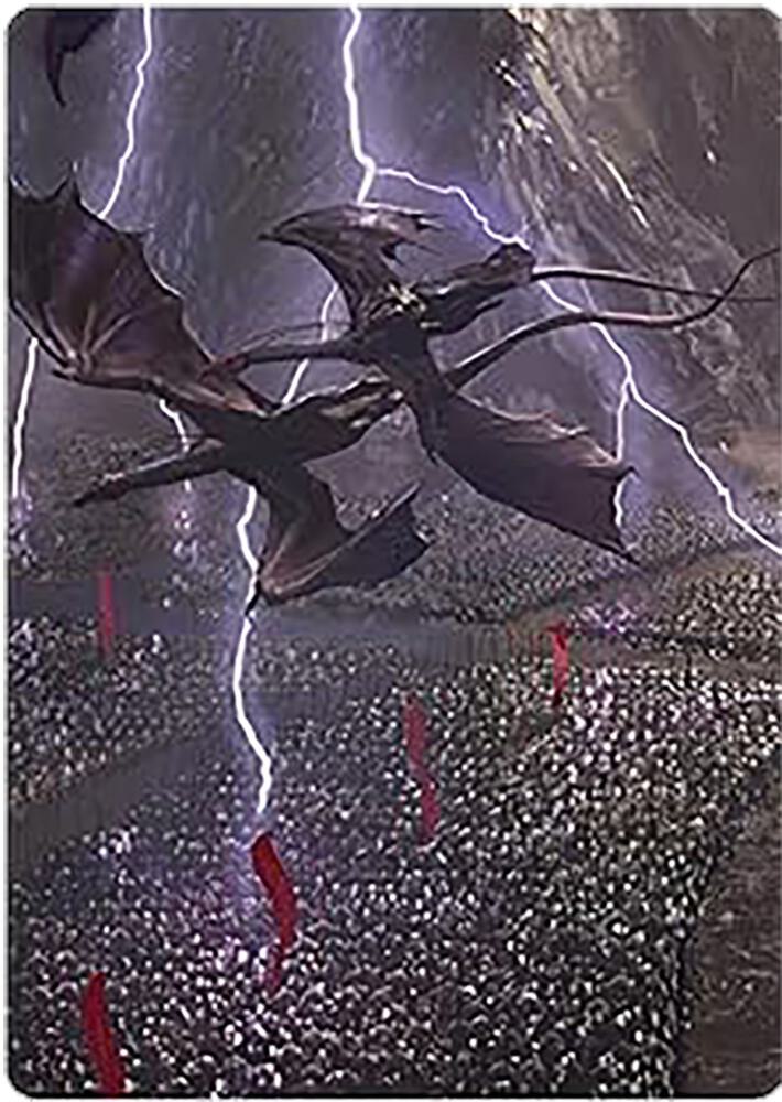 Mordor on the March Art Card 22 card from Art Series: Universes Beyond: The Lord of the Rings: Tales of Middle-earth