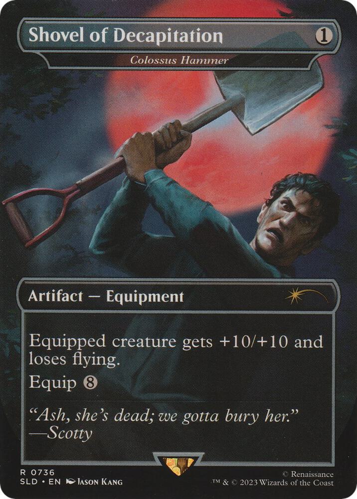Shovel of Decapitation - Colossus Hammer 736 card from Secret Lair Drop Series