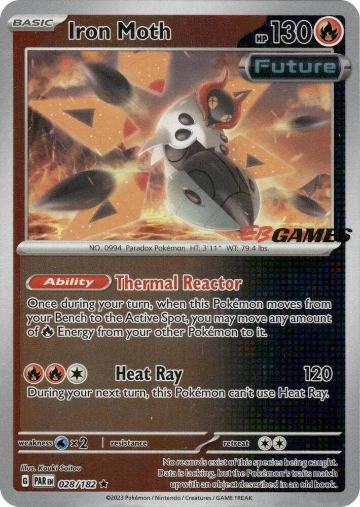 Iron Moth (EB Games Promo) 028/182 card from Miscellaneous Cards & Products