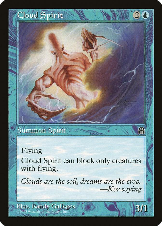 Cloud Spirit card from Stronghold