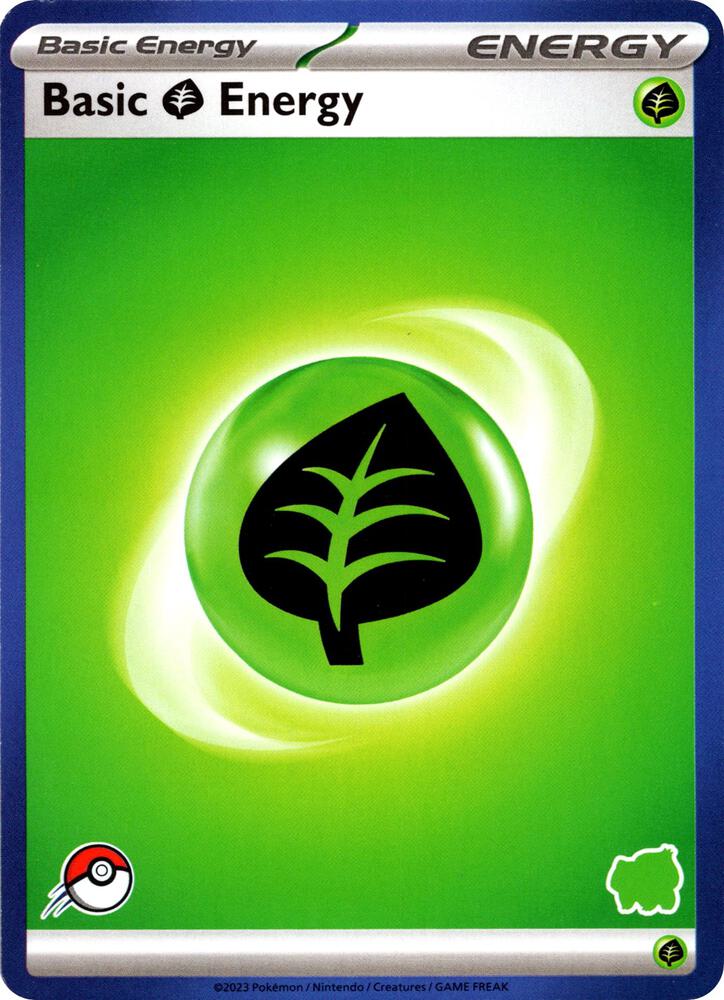 Basic Grass Energy (Blue Border) card from My First Battle