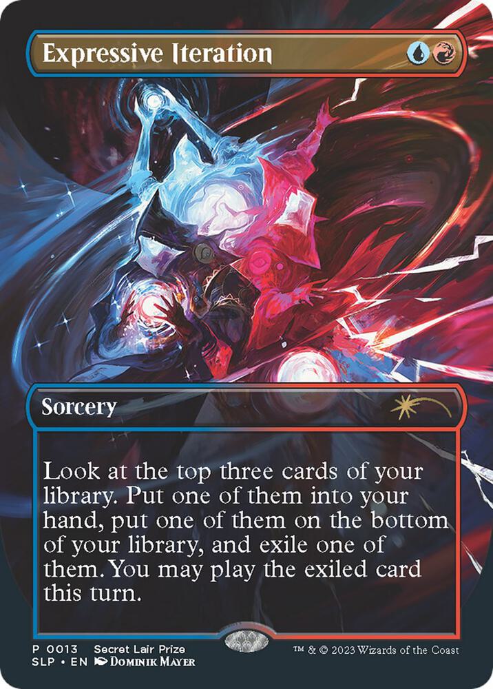 Expressive Iteration 13 card from Secret Lair Showdown