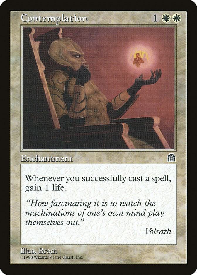 Contemplation card from Stronghold