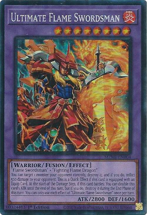 Ultimate Flame Swordsman (CR) MZMI-EN004 card from Maze of Millennia