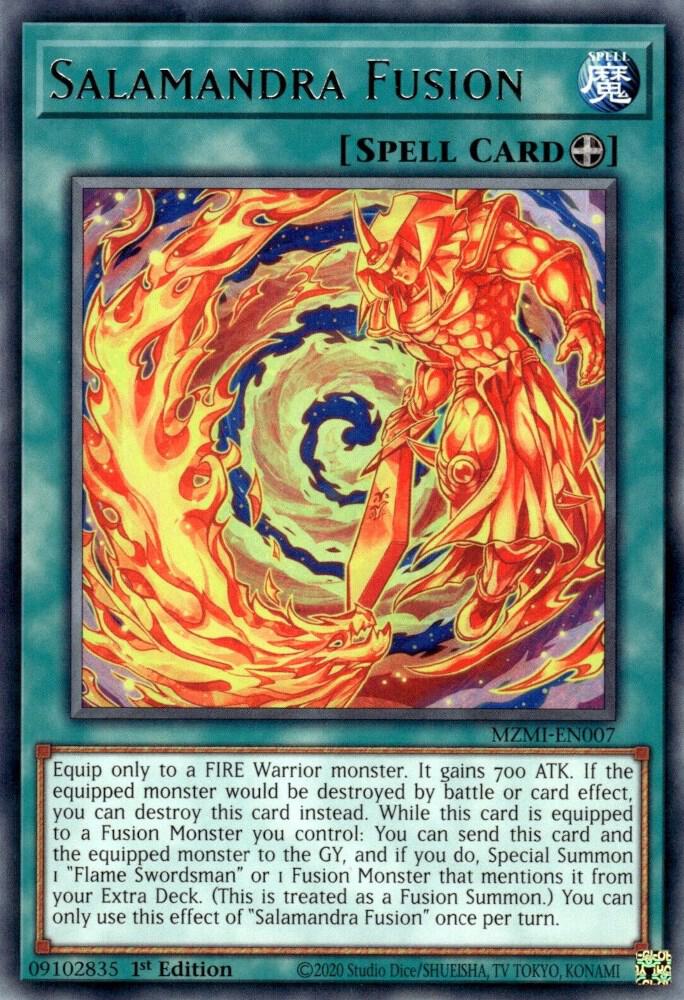 Salamandra Fusion MZMI-EN007 card from Maze of Millennia
