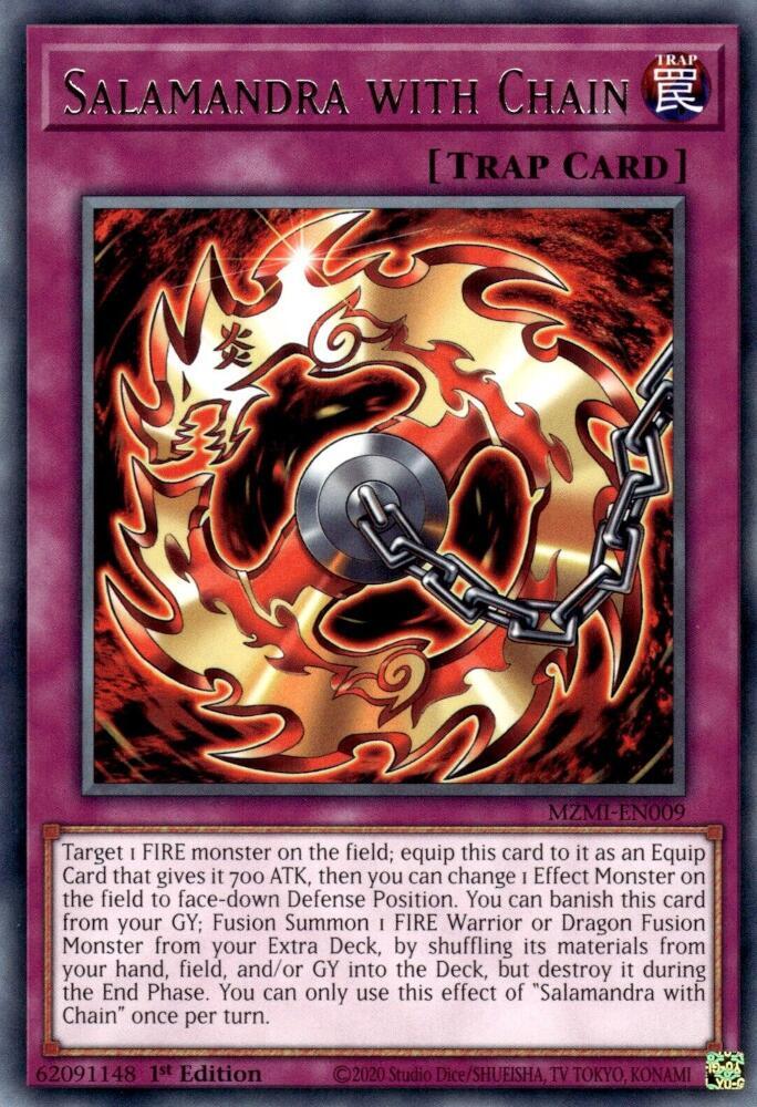 Salamandra with Chain MZMI-EN009 card from Maze of Millennia
