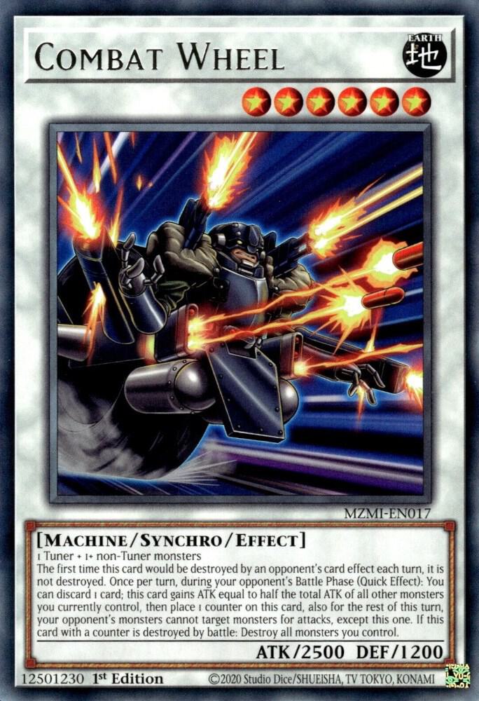 Combat Wheel MZMI-EN017 card from Maze of Millennia
