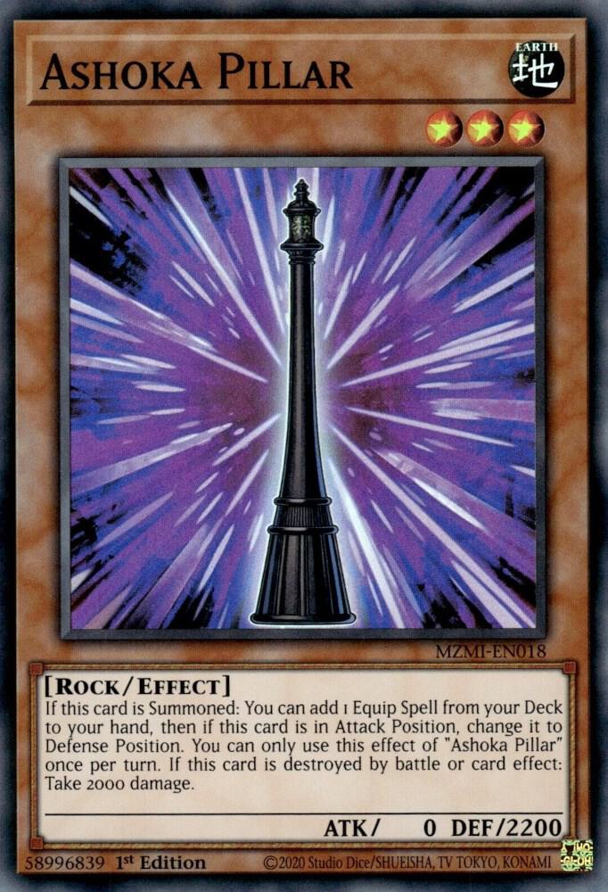 Ashoka Pillar MZMI-EN018 card from Maze of Millennia