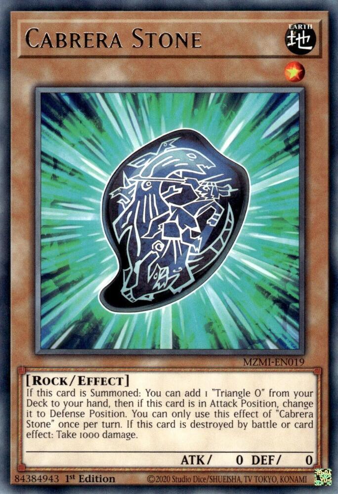 Cabrera Stone MZMI-EN019 card from Maze of Millennia
