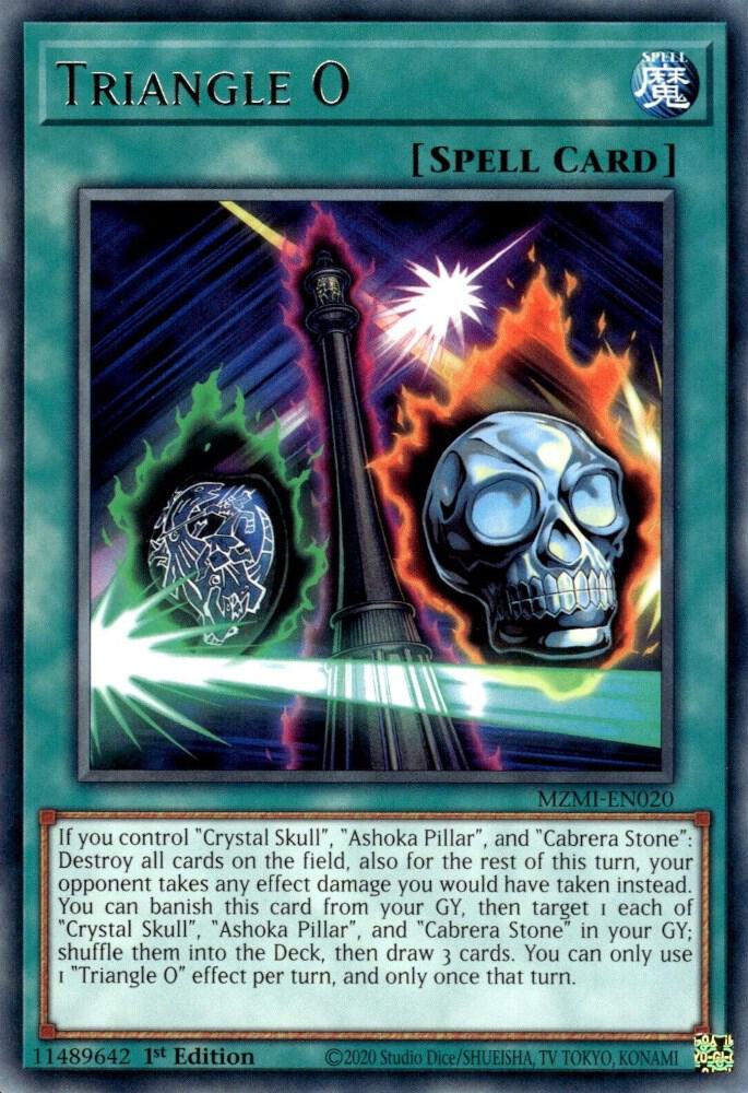Triangle O MZMI-EN020 card from Maze of Millennia