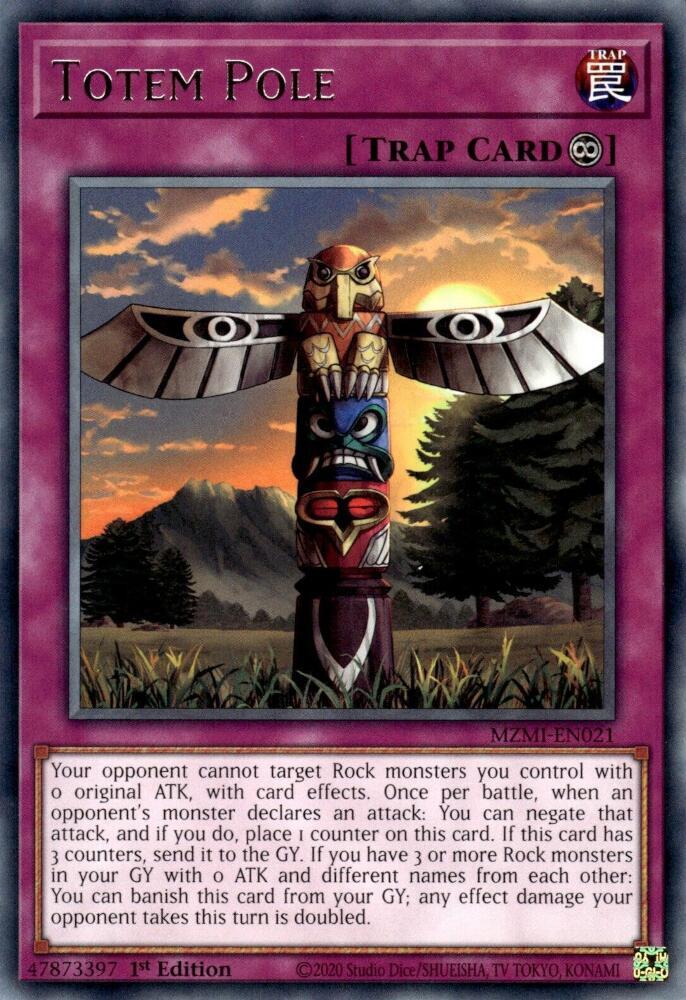 Totem Pole MZMI-EN021 card from Maze of Millennia