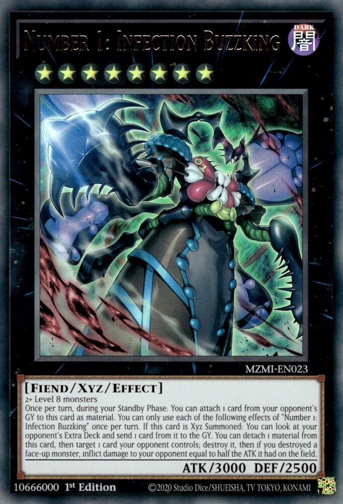 Number 1: Infection Buzzking MZMI-EN023 card from Maze of Millennia