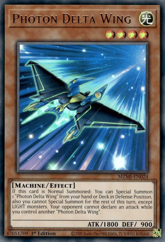 Photon Delta Wing MZMI-EN024 card from Maze of Millennia