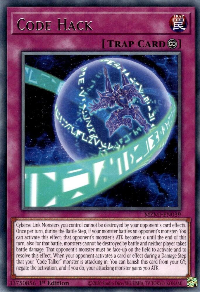 Code Hack MZMI-EN039 card from Maze of Millennia