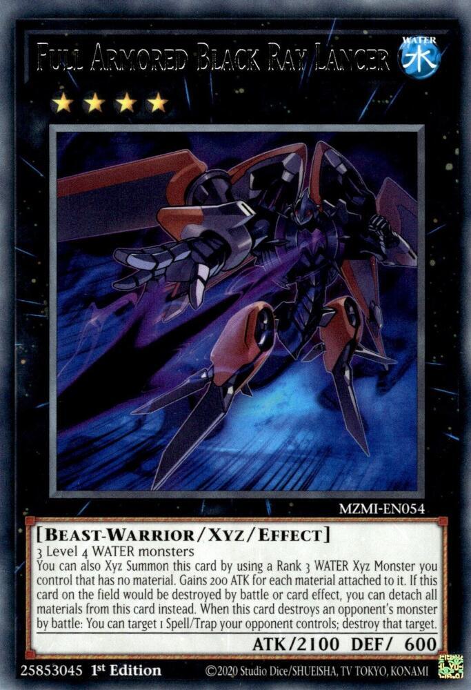 Full Armored Black Ray Lancer MZMI-EN054 card from Maze of Millennia