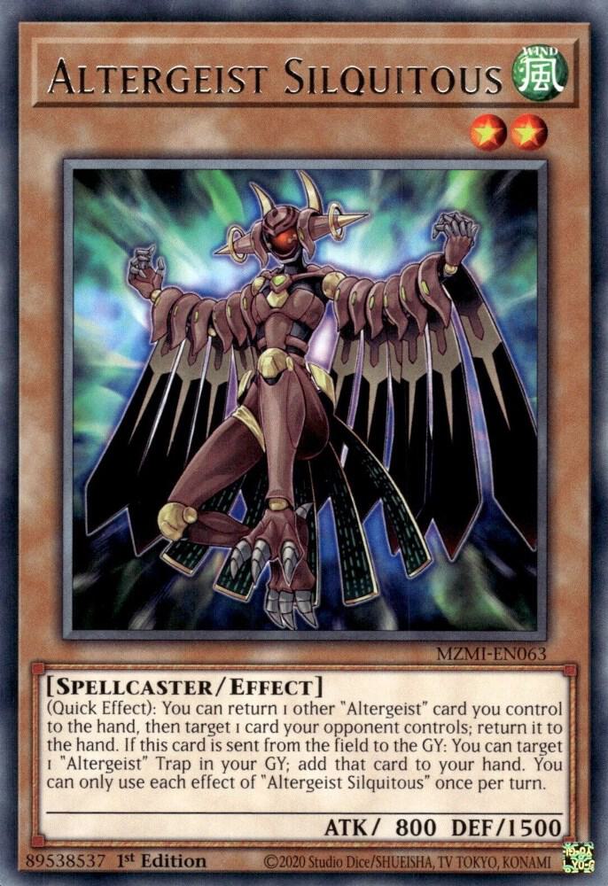 Altergeist Silquitous MZMI-EN063 card from Maze of Millennia