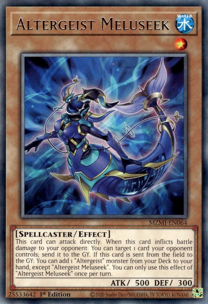Altergeist Meluseek MZMI-EN064 card from Maze of Millennia