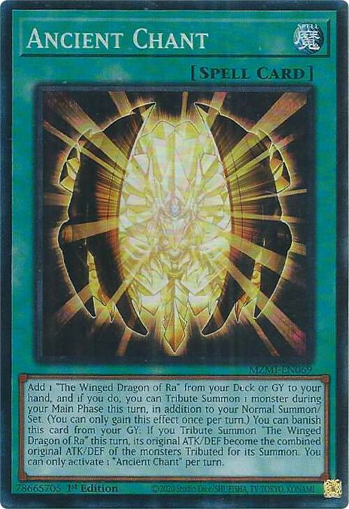 Ancient Chant (CR) MZMI-EN069 card from Maze of Millennia