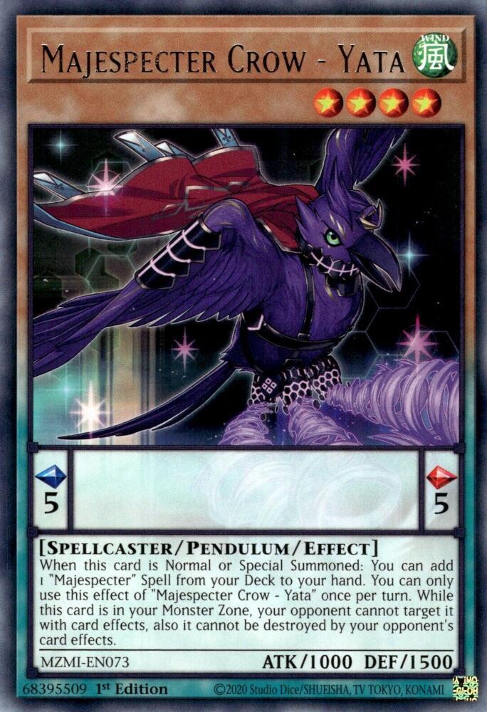 Majespecter Crow - Yata MZMI-EN073 card from Maze of Millennia