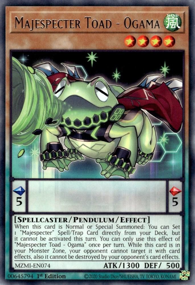Majespecter Toad - Ogama MZMI-EN074 card from Maze of Millennia