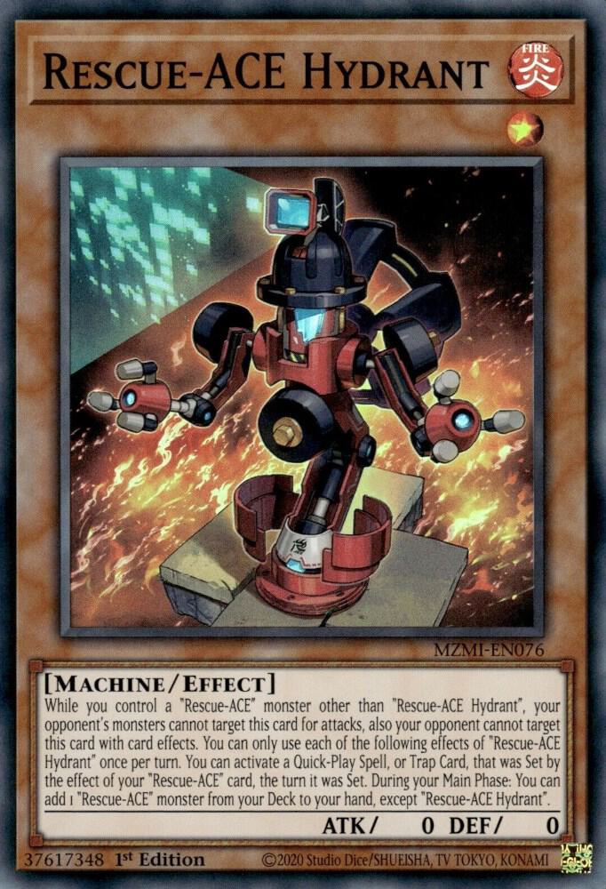 Rescue-ACE Hydrant MZMI-EN076 card from Maze of Millennia