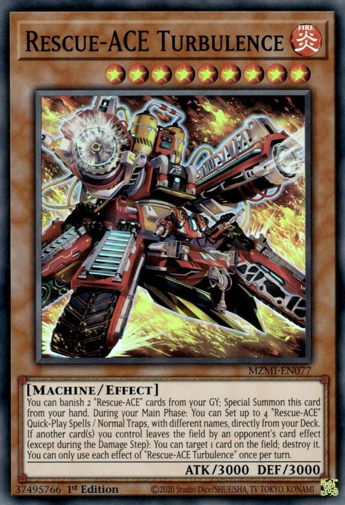 Rescue-ACE Turbulence MZMI-EN077 card from Maze of Millennia