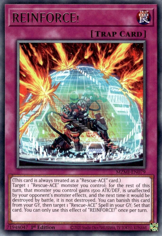REINFORCE! MZMI-EN079 card from Maze of Millennia