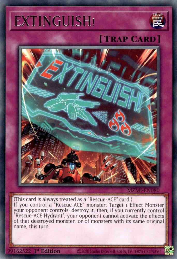EXTINGUISH! MZMI-EN080 card from Maze of Millennia