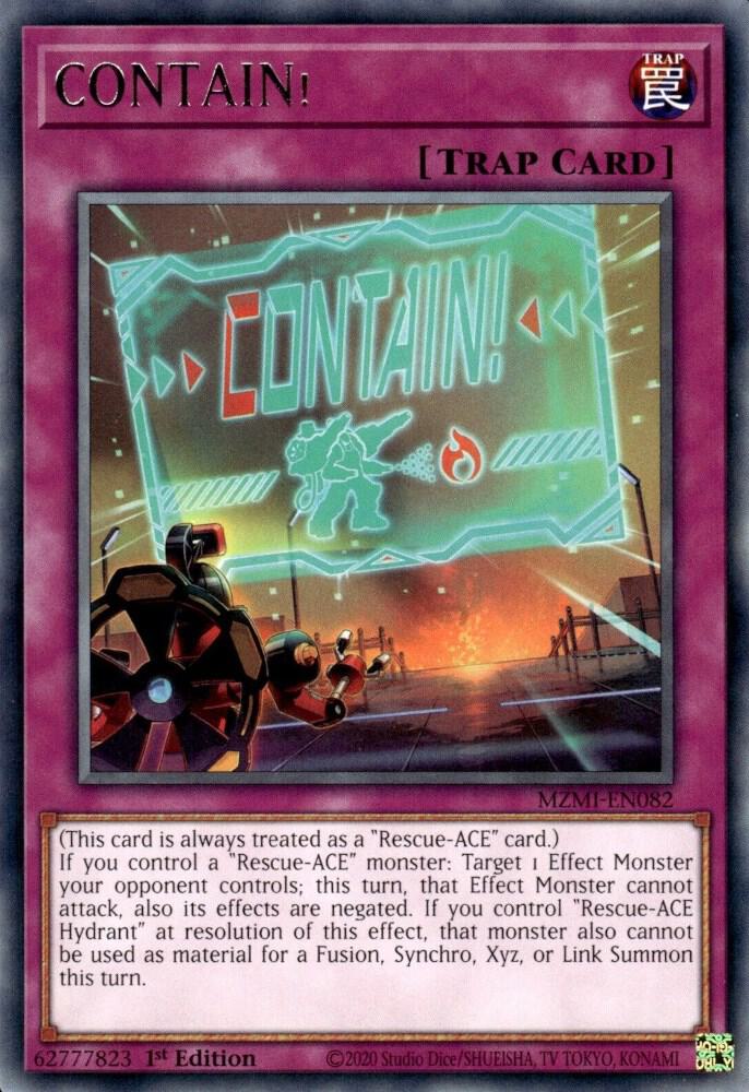 CONTAIN! MZMI-EN082 card from Maze of Millennia