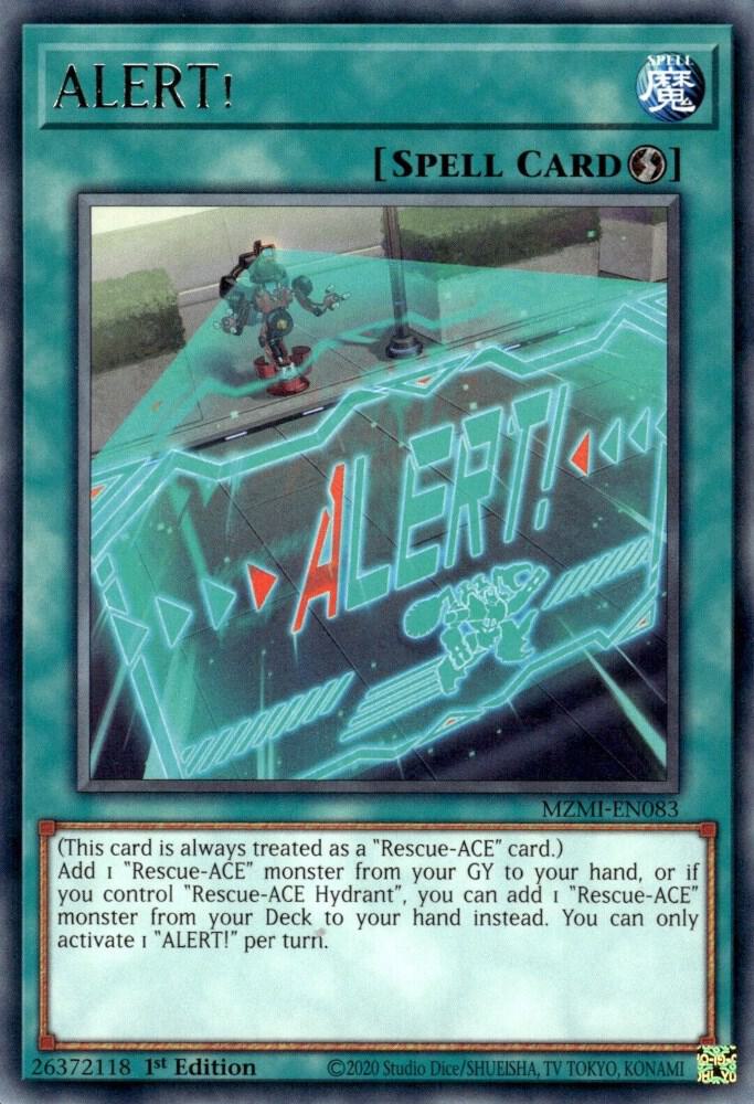 ALERT! MZMI-EN083 card from Maze of Millennia