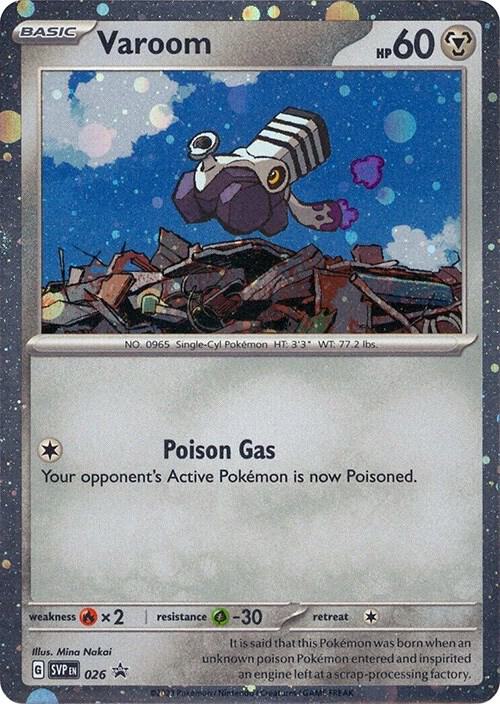 Varoom (Cosmos Holo) 026 card from SV: Scarlet & Violet Promo Cards