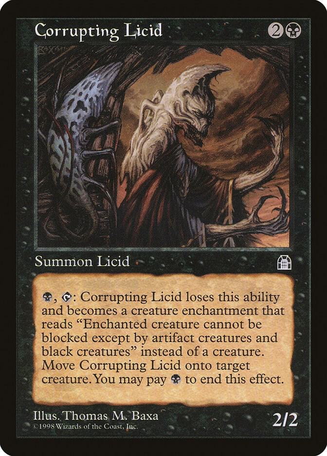 Corrupting Licid card from Stronghold