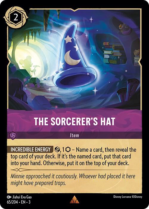 The Sorcerer's Hat 65/204 card from Into the Inklands