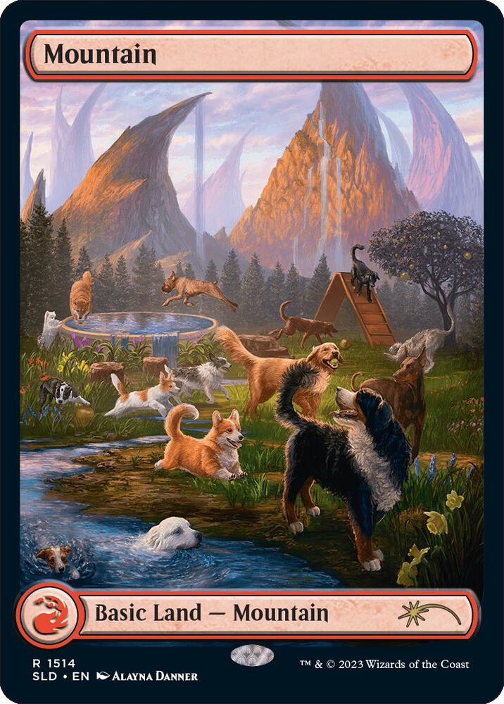 Mountain 1514 card from Secret Lair Drop Series
